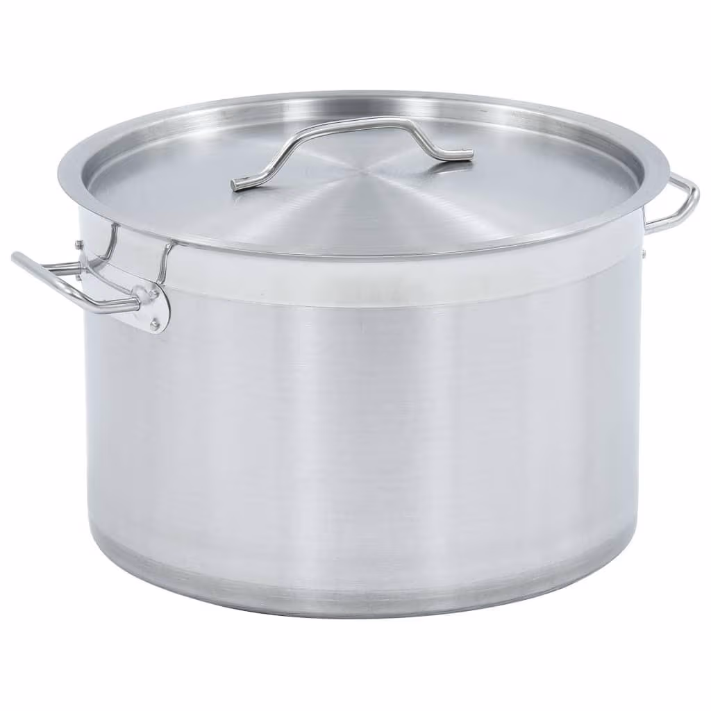 Suppegryde 24 L Rustfrit Stål med Låg