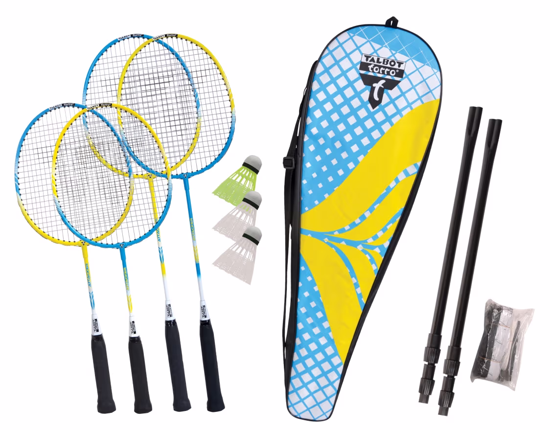 Talbot-Torro Badmintonsæt Familie inkl. net