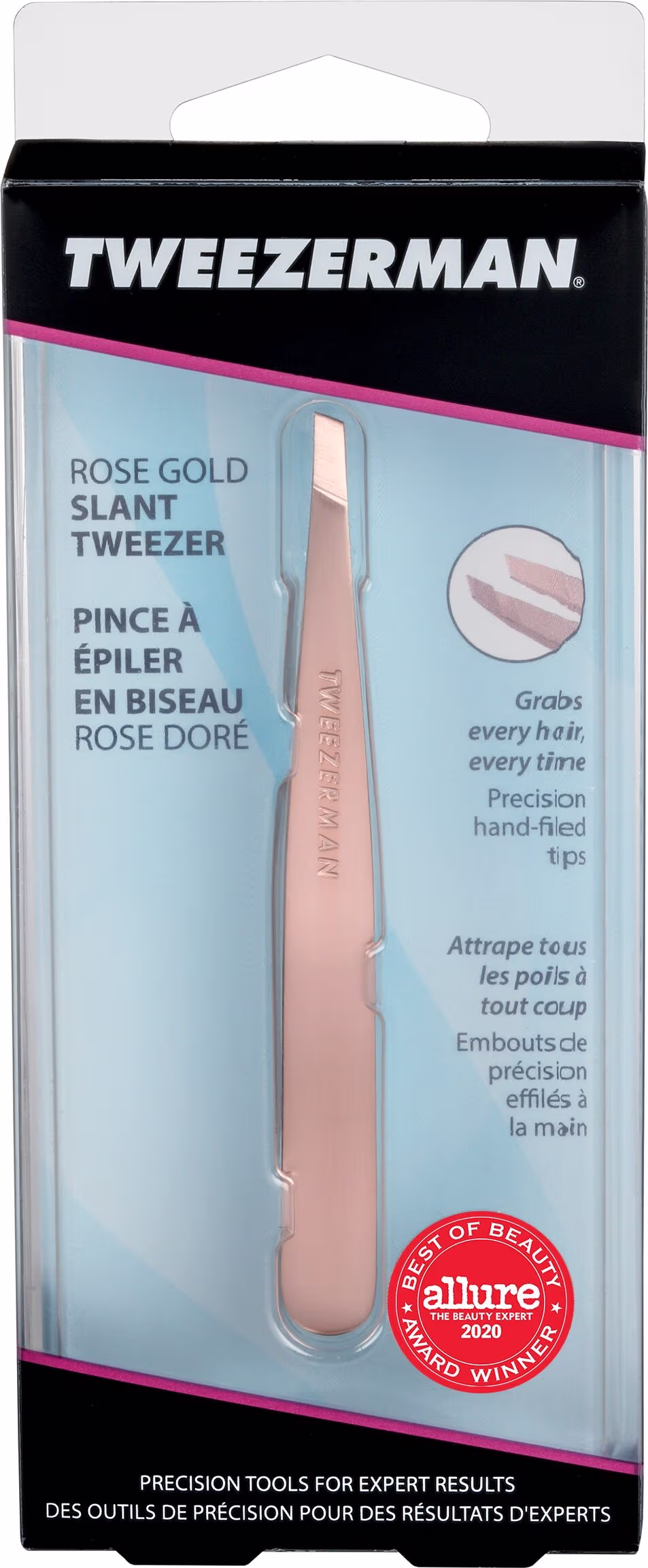 Tweezerman Slant Tweezer Rose Gold