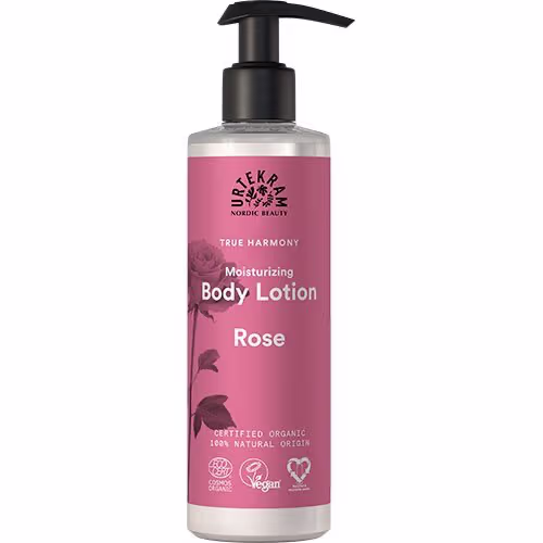 Urtekram Bodylotion Rose 245 ml – bedste bodylotion i test