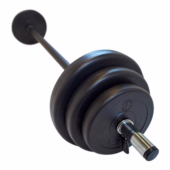 Vægtstangssæt 20 kg (140 cm) – sort