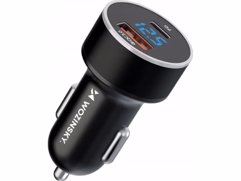 Wozinsky Biloplader USB-C + USB-A 36W – bedste usb-biloplader i test