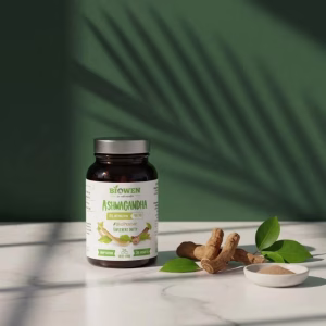 Biowen Ashwagandha 400 mg med BioPerine 120 Kapsler – bedste ashwagandha