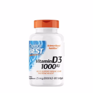 Doctor’s Best Vitamin D3 1000 IU 180 Softgels – bedste d-vitamin i test