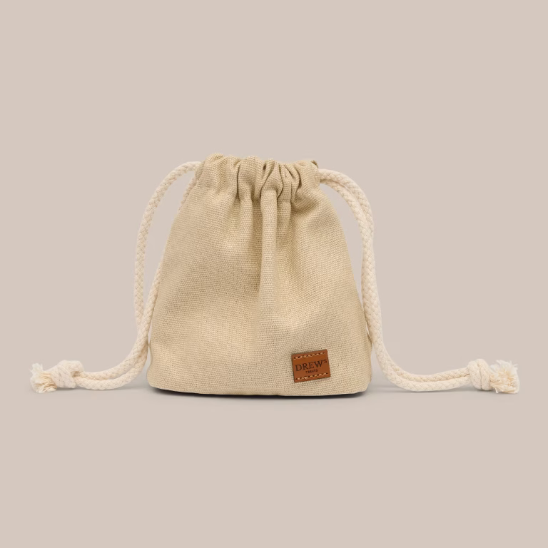 Drews Dogwear Godbidstaske Canvas Beige – bedste godbidstaske