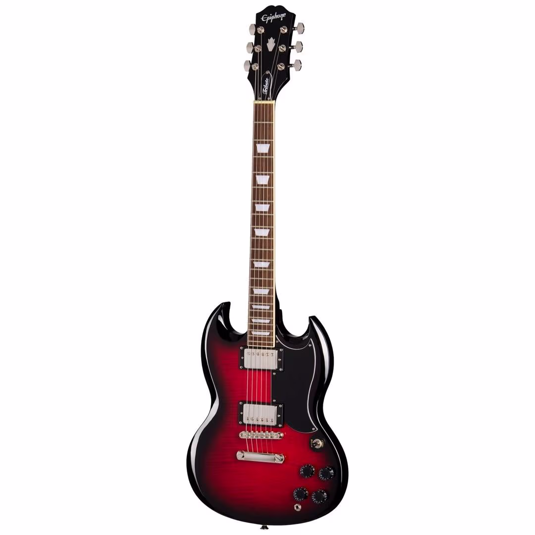 Epiphone SG Tribute Plus el-guitar Cherry Burst