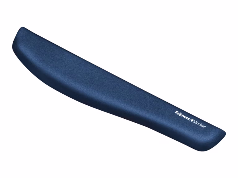 Fellowes PlushTouch Håndledsstøtte Blå – bedste håndledsstøtte