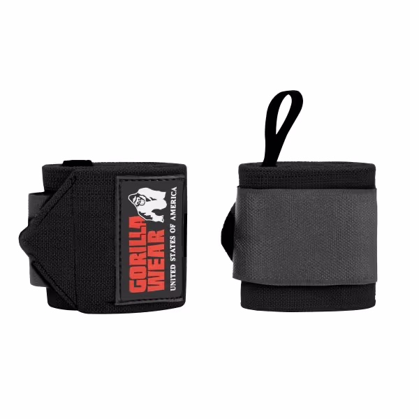 Gorilla Wear Wrist Wrap Pro Sort 1 par – bedste håndledsbandage i test
