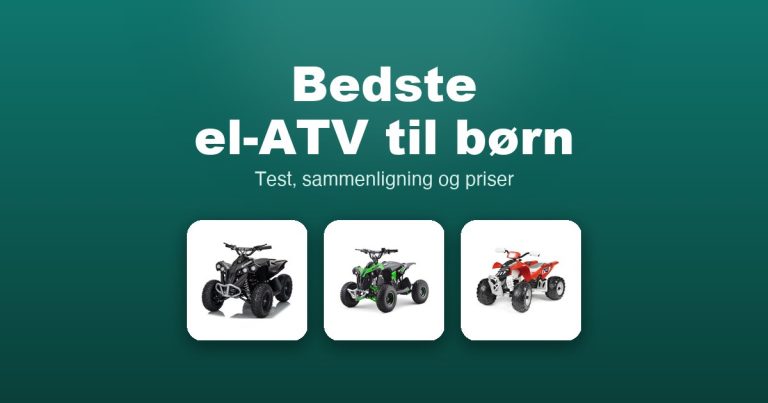 Bedste el-ATV til børn 2026 – guide til de 14 bedste
