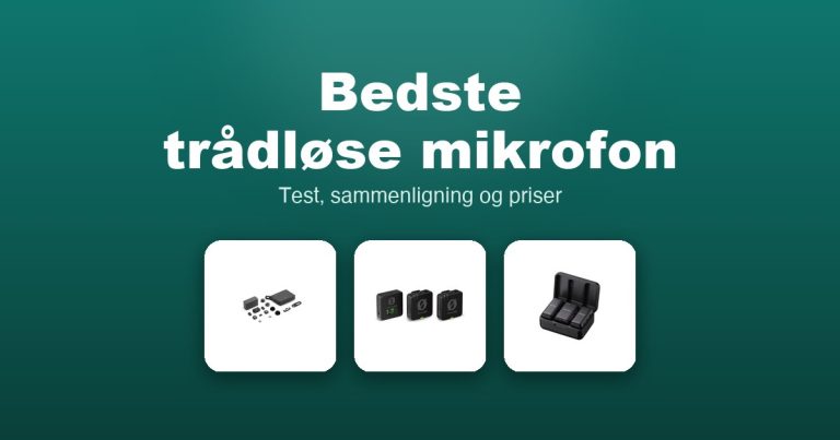 Bedste trådløse mikrofon 2026 – guide til de 14 bedste