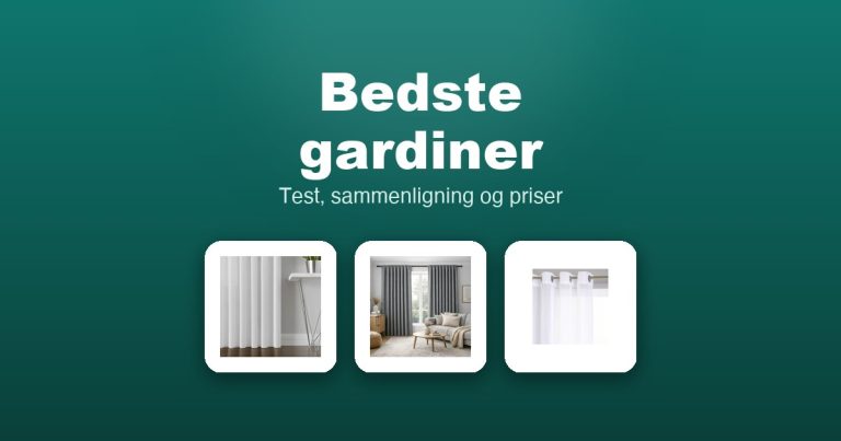 Bedste gardiner 2026 – guide til de 14 bedste