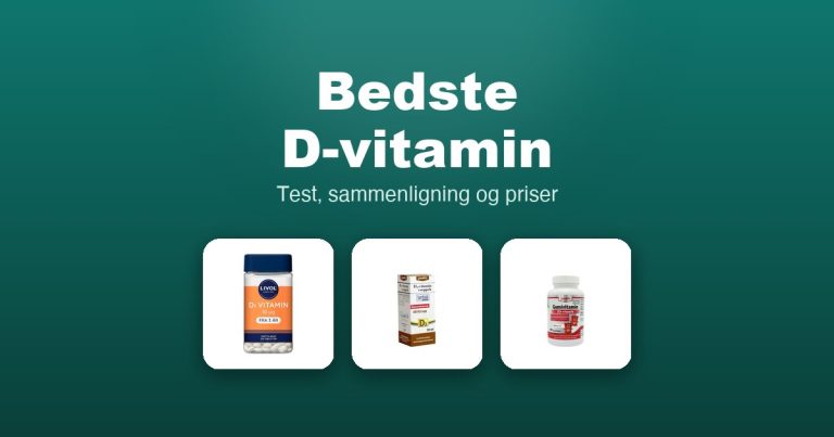 Bedste D-vitamin 2026 – guide til de 11 bedste