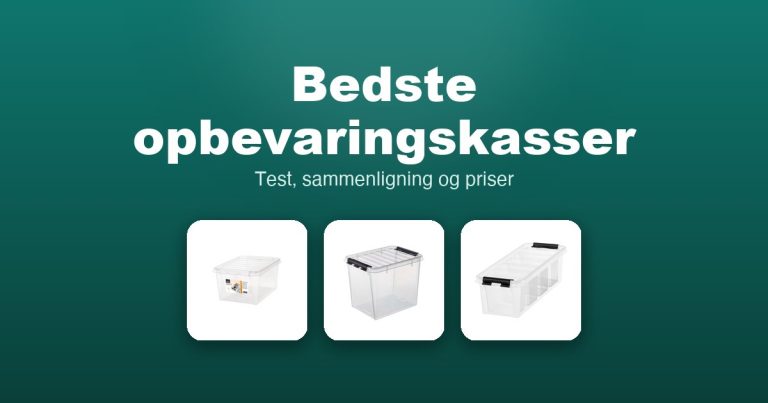 Bedste opbevaringskasser 2026 – guide til de 11 bedste