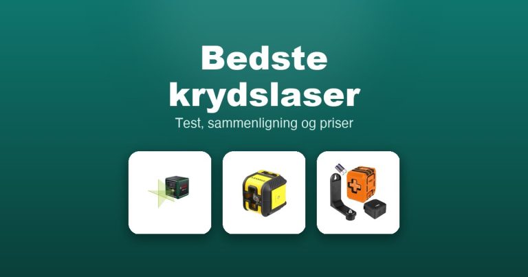 Bedste krydslaser 2026 – guide til de 11 bedste