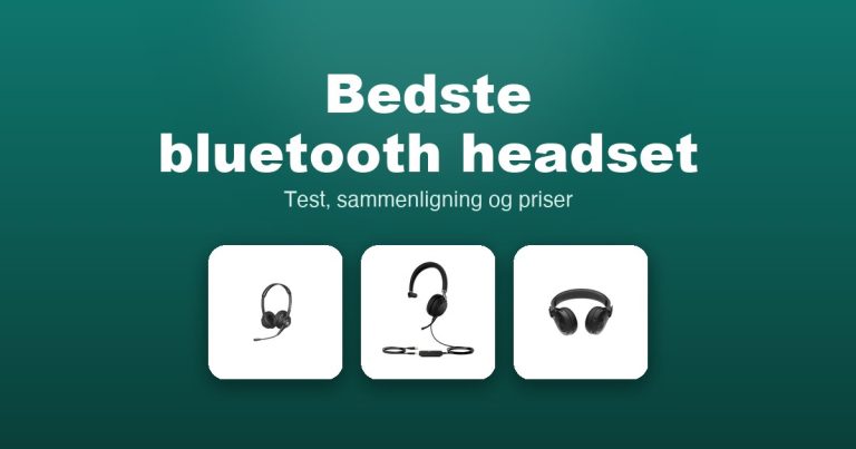 Bedste bluetooth headset 2026 – guide til de 12 bedste