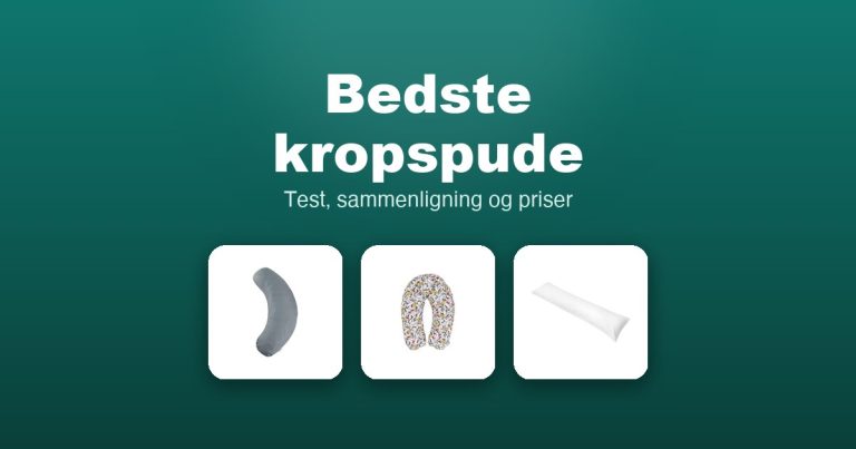 Bedste kropspude 2026 – guide til de 12 bedste