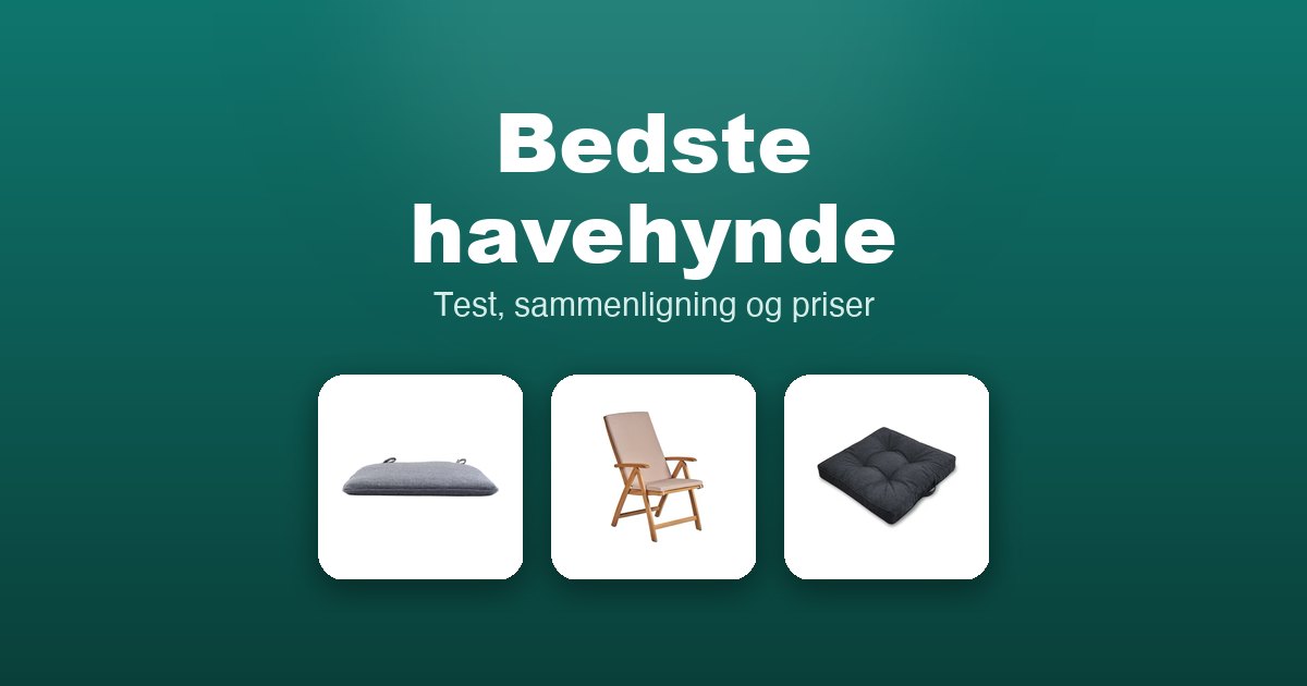 Bedste havehynde 2026 – guide til de 10 bedste