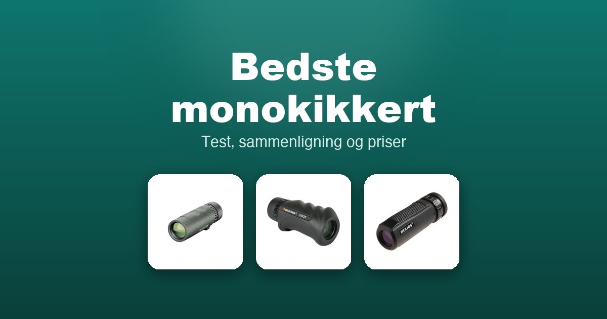 Bedste monokikkert 2026 – guide til de 11 bedste