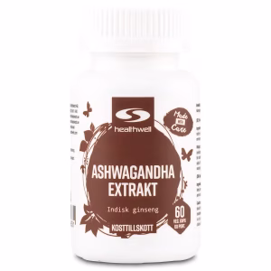 Healthwell Ashwagandha Ekstrakt 60 Kapsler – bedste ashwagandha