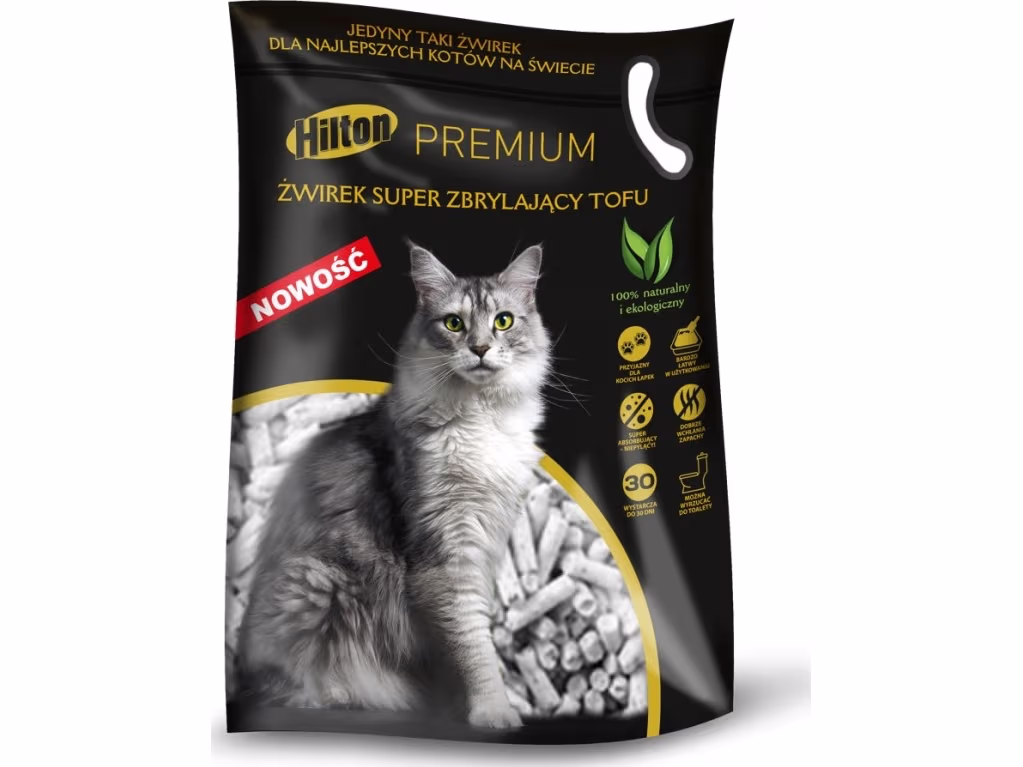 HILTON Tofu Super Klumpende Kattegrus 2,5 kg