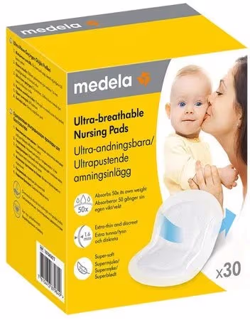 Medela Ultra Åndbare Ammeindlæg 30 stk. – bedste ammeindlæg i test