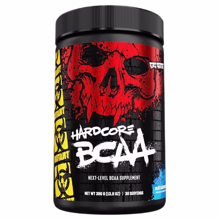 Mutant Hardcore BCAA Blue Raspberry 390 g – bedste bcaa i test
