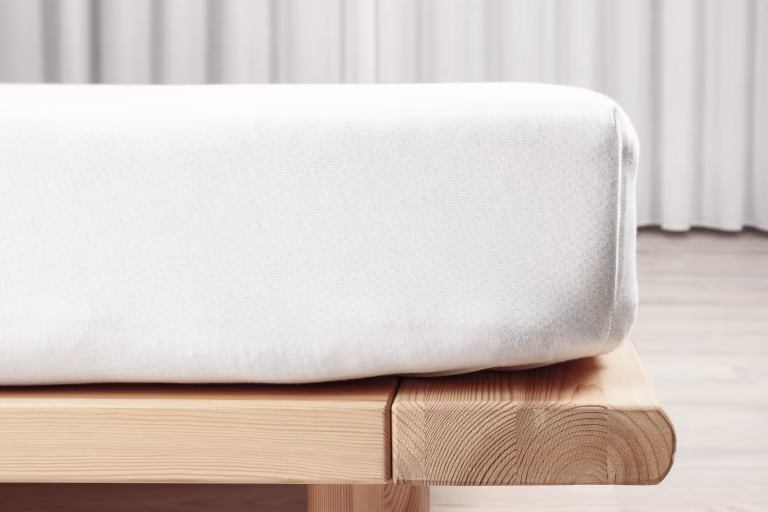 Night & Day Jersey Boxlagen 90x200x40 cm Hvid – bedste stræklagen i test