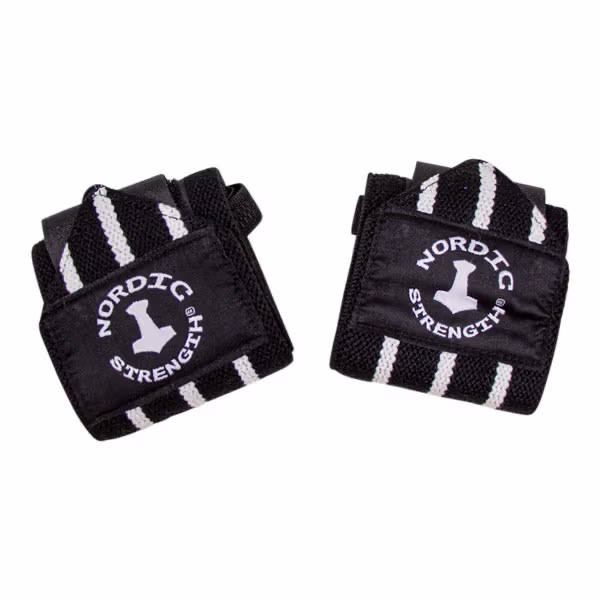 Nordic Strength Pro Håndledsstøtte Sæt Sort/Hvid – bedste håndledsbandage i test