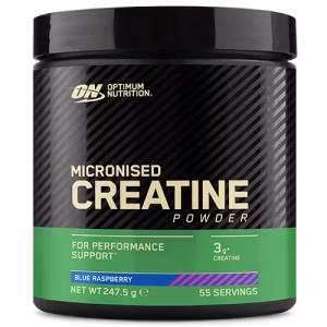 Optimum Nutrition Micronised Creatine Blue Raspberry 248 g – bedste kreatin i test