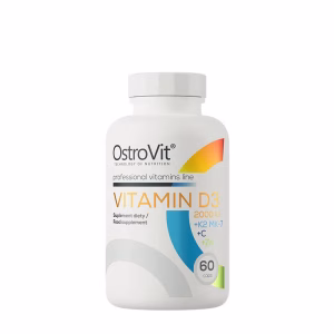OstroVit Vitamin D3 2000 IU + K2 MK-7 + C + Zink – bedste d-vitamin i test