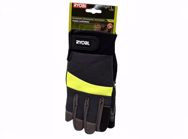Ryobi RAC811L Arbejds- og Havehandske Str. L Sort