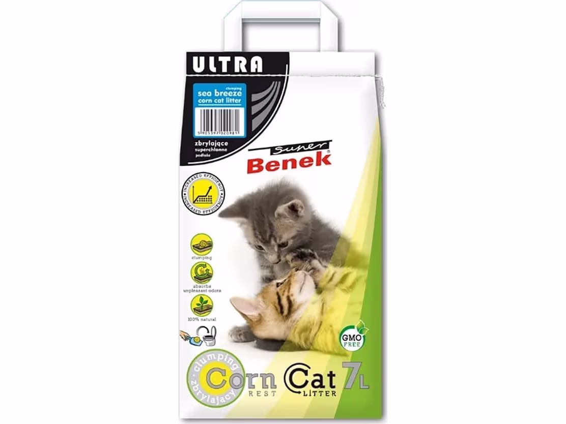 Super Benek Corn Cat Majsgrus 7 L
