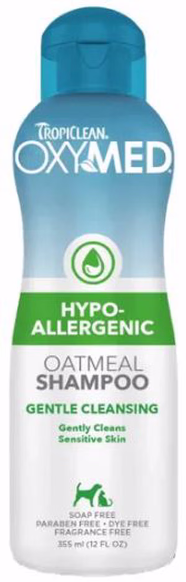TropiClean OxyMed Hypoallergen Havreshampoo – bedste hundeshampoo i test