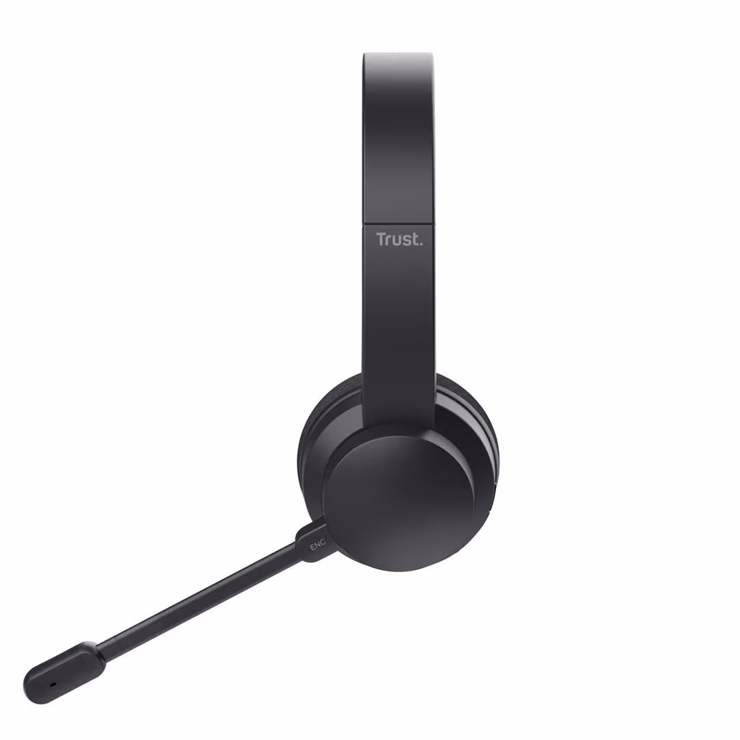 Trust Ayda Trådløst Headset med ENC Sort