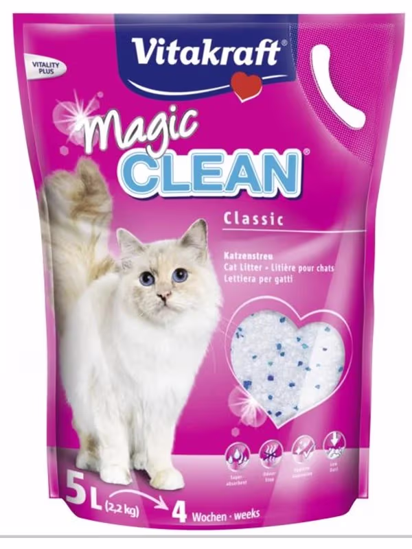 Vitakraft Magic Clean Kattegrus – bedste kattegrus i test