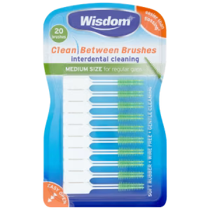 Wisdom Medium Mellemrumsbørster 20 stk – bedste interdentalbørste i test