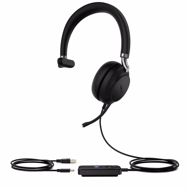 Yealink UH38 Mono Trådløst Headset til Teams – bedste bluetooth headset i test