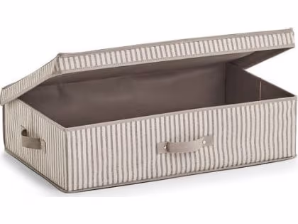 Zeller Opbevaringsboks med Låg Stripes Non-woven – bedste opbevaringskasser i test